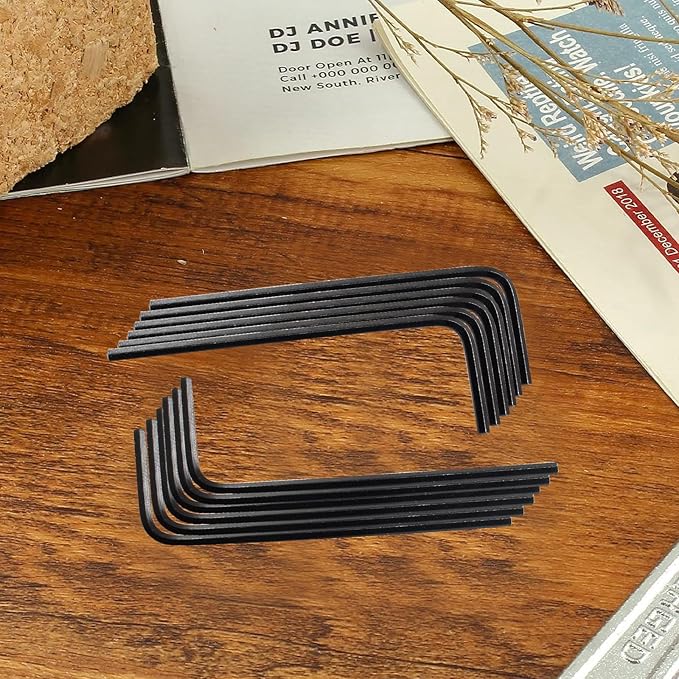 Piutouyar 1.5mm Hex Key Wrench, 60Pcs L Shaped Allen Key Set, Small Hex Wrench for Bike & Furniture Repair (Black)