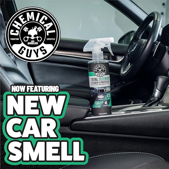 Chemical Guys SPI2341602 Total Interior Cleaner and Protectant, New Car Smell, (Safe for Cars, Trucks, SUVs, Jeeps, RVs & More) 2-16 fl oz