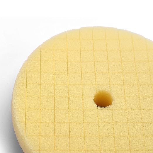 Maxshine 3" Universal Cross Cut Polishing Foam Pad – Hook & Loop – Compatible with DA & Rotary Polishers – Cross Cut Design for Heat Control & Efficient Compound Application