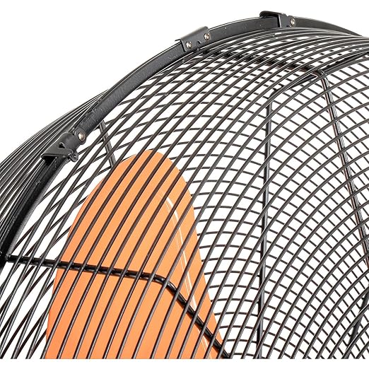 Global Industrial 36" Portable Tilt Blower Drum Fan, Direct Drive, 13,300 CFM, 2/3 HP, 2 Speeds, 120V, Mobile Drum Fan for Warehouses, Loading Docks, Garages