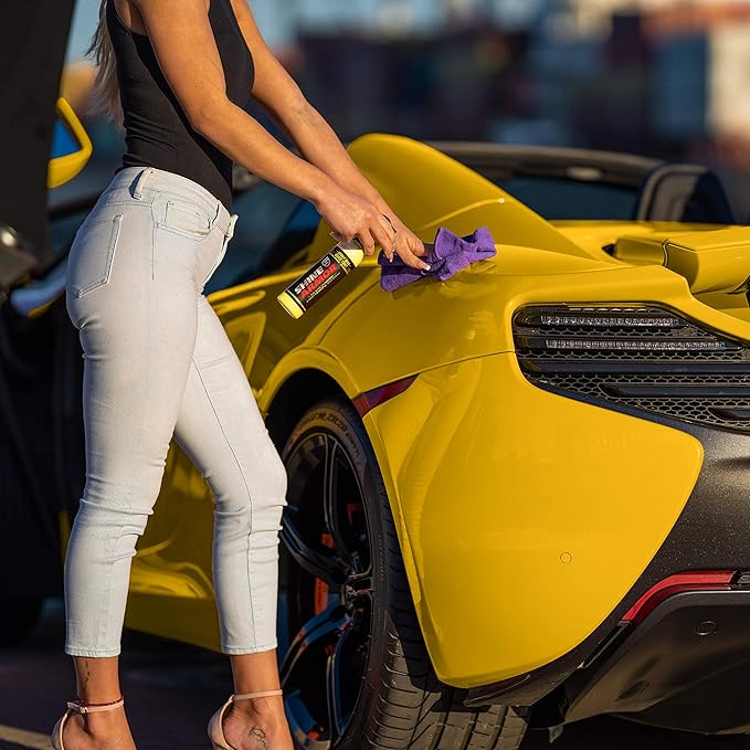 Car Spray Wax for Car Detailing - Quick and Easy Carnauba Liquid Car Wax Spray for Instant Gloss and Protection - Multi Surface Premium Brazilian Carnauba Car Wax Polish for All Vehicle Types