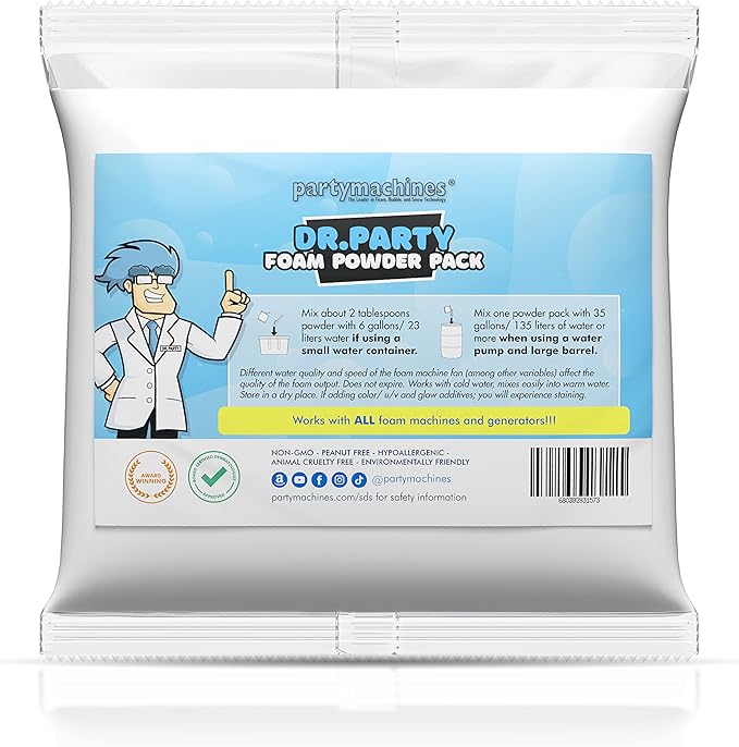 Budget Friendly Foam Powder Pack - Small Foam Solution Pack for the Small Machines Saves Money - Ships Quickly