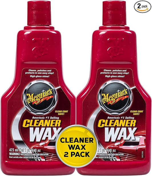 Meguiar's Cleaner Wax | 16 Oz Bottle | Pack of 2
