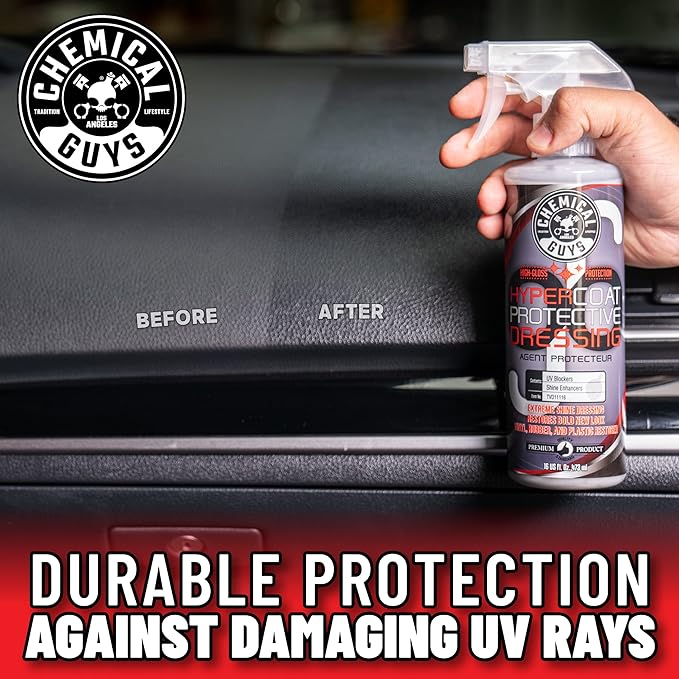Chemical Guys TVD111 G6 HyperCoat High Gloss Coating Protectant Sprayable Dressing (Works on Vinyl, Rubber, Plastic, Tires and Trim) Safe for Cars, Trucks, Motorcycles, RVs & More, 128 fl oz (1 Gal)