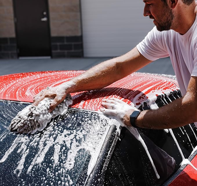 AvalonKing Ceramic Prep Car Shampoo – Super-Concentrated Car Wash for Ceramic Coating Preparation, Strips Waxes, Sealants, & Contaminants – pH-Neutral Auto Wash Formula – 8 fl oz