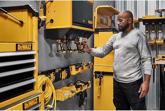 DEWALT Plastic Bins, 10lb Capacity, DEWALT Workshop Storage System Compatible (DWST82813)