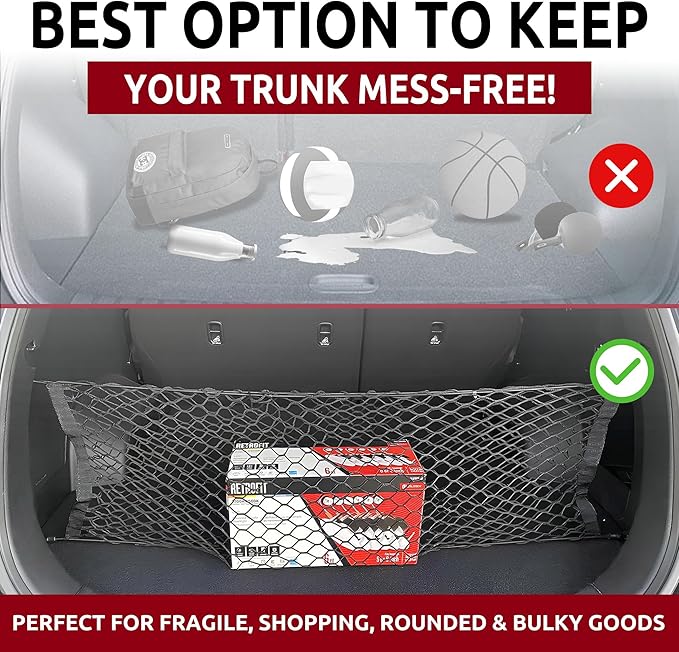 Envelope Style Trunk Cargo Net for Hyundai Tucson Se Sel N Line 2022 2023 2024 2025 2026