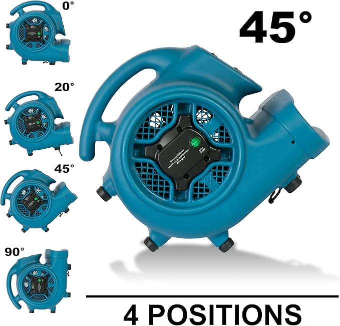 XPOWER P-450NT Freshen Aire Scented Air Mover Scent Diffusing Fan + Ionizer for Immediate Scenting, Cooling, Ventilating, & Drying of Large Areas
