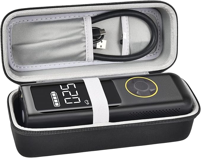 Case Compatible with Fanttik X8 for APEX/APEX EV Tire Inflator Portable Air Compressor. Storage Holder for Hafuloky for Woowind for ILTIDE for Prilotte Air Pump (Box Only) -Grey
