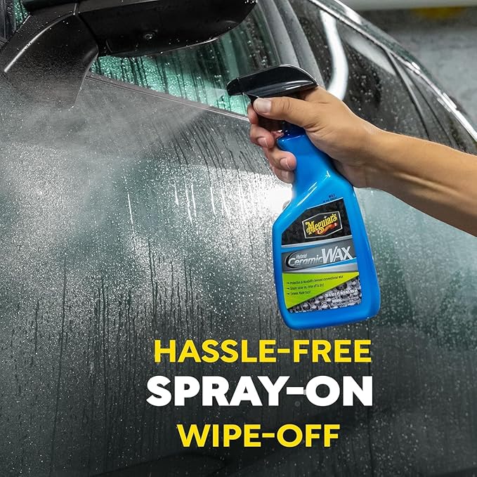 Meguiar's Hybrid Ceramic Wax 768ml - Easy-to-Use Spray Wax for Car Detailing with the Superior Protective Power of Advanced SiO2 Hybrid Barrier Technology - G190526EU