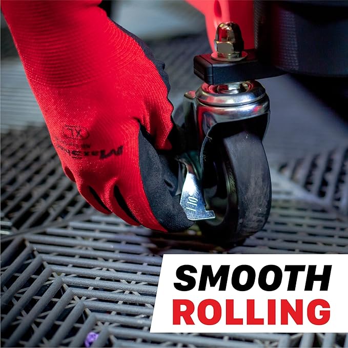 Maxshine Detailing Mini Creeper with Cushion – Mobile Rolling Utility Creeper Seat for Mechanics & Car Detailers – Comfortable Low Profile Seat for Car Cleaning, Polishing, Coating & Waxing