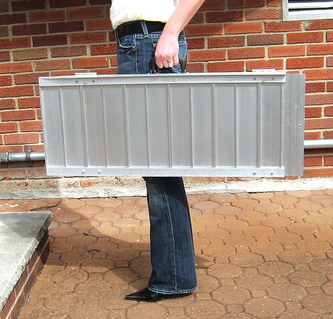 Drive Medical STDS1097 Portable Wheelchair and Scooter Ramp, 6 Feet
