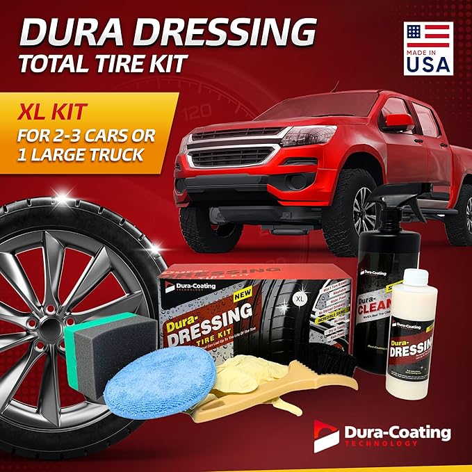 Dura-Dressing Total Tire Kit XL (2-3 Cars/1 Large Truck)