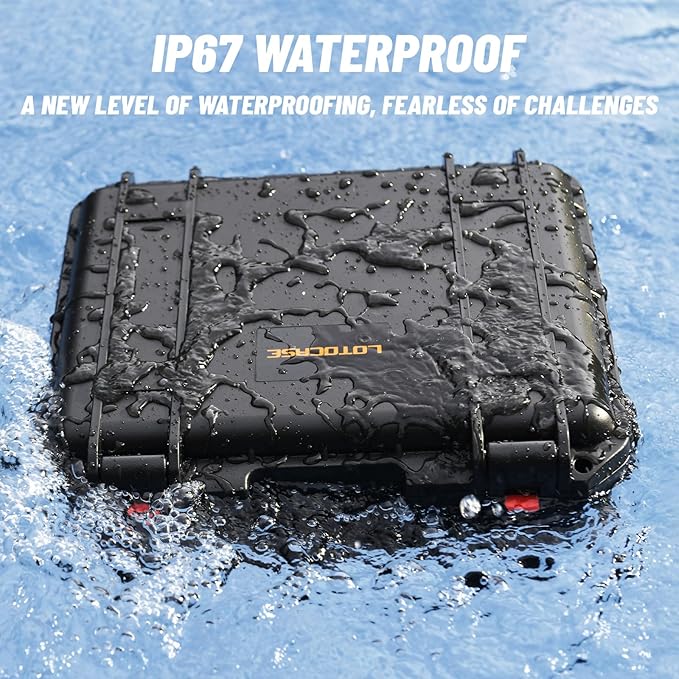 Case for Dewalt Oscillating Multi Tool - Waterproof Hard Tool Box for Dewalt Multi-Tool: DCS356B | DCS354B | DCS353B, Power Tool Kit Bag for Dewalt 20V Max Oscillating Tool/Battery/Charger (Case Only)