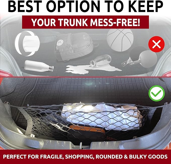 Envelope Trunk Cargo Net for Chevrolet Camaro 2010 2011 2012 2013 2014 2015