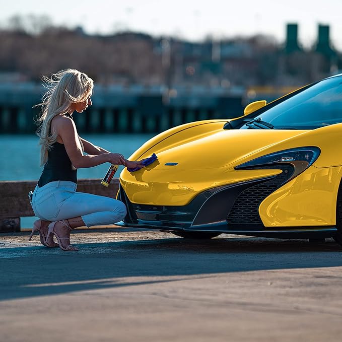 Car Spray Wax for Car Detailing - Quick and Easy Carnauba Liquid Car Wax Spray for Instant Gloss and Protection - Multi Surface Premium Brazilian Carnauba Car Wax Polish for All Vehicle Types
