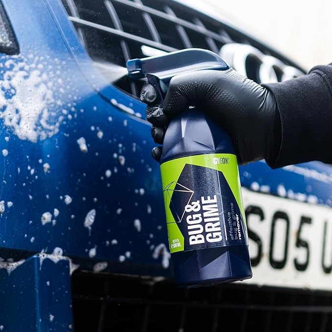 Gyeon Bug & Grime Remover Safe Ceramic Coating Cleaner Tar Tree Sap Road Film Oily Residue Paint Glass Trim Safe Pre Wash Detail Spray Ceramic‑Friendly Finish