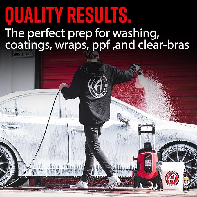 Adam's Polishes Strip Car Wash Soap (5 Gallon) - Sealant & Car Wax Remover Shampoo Salt Remover & Acidic Wash | Thick Suds For Use In Car Cleaning Kit, Foam Cannon, Foam Gun, Sponge, Mitt, Chamois
