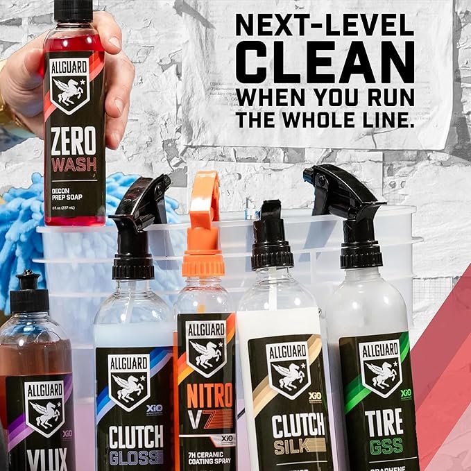 ZERO Wash - Strip Wash & Decontamination Soap - Deep Cleaning Removes Tough Contaminants, Old Car Waxes, & Sealants - Superior Surface Prep Boosts Coating Bond & Strength - Car Shampoo & Wax Remover