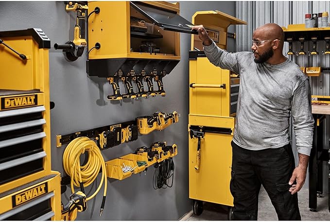 DEWALT Plastic Bins, 10lb Capacity, DEWALT Workshop Storage System Compatible (DWST82813)