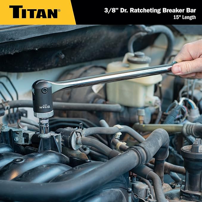 Titan 12015 3/8" Drive 15" Ratcheting Breaker Bar