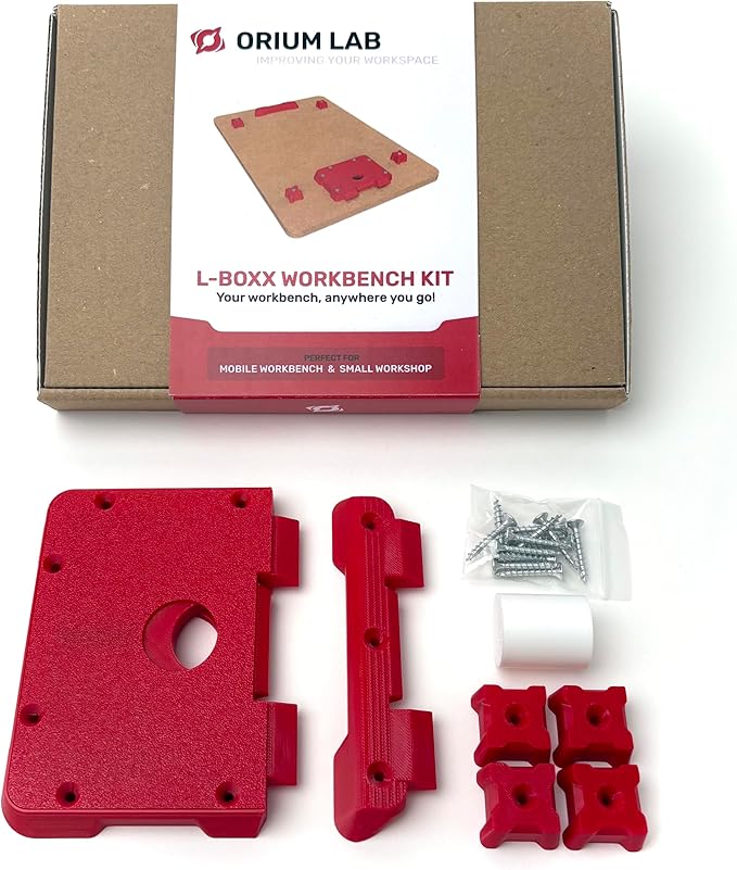 L-BOXX Mobile Workbench Assembly Kit - Worktop Assembly Kit Compatible with Bosch Sortimo L-BOXX – Turn LBOXX into a Portable Workbench for Garage or Jobsite