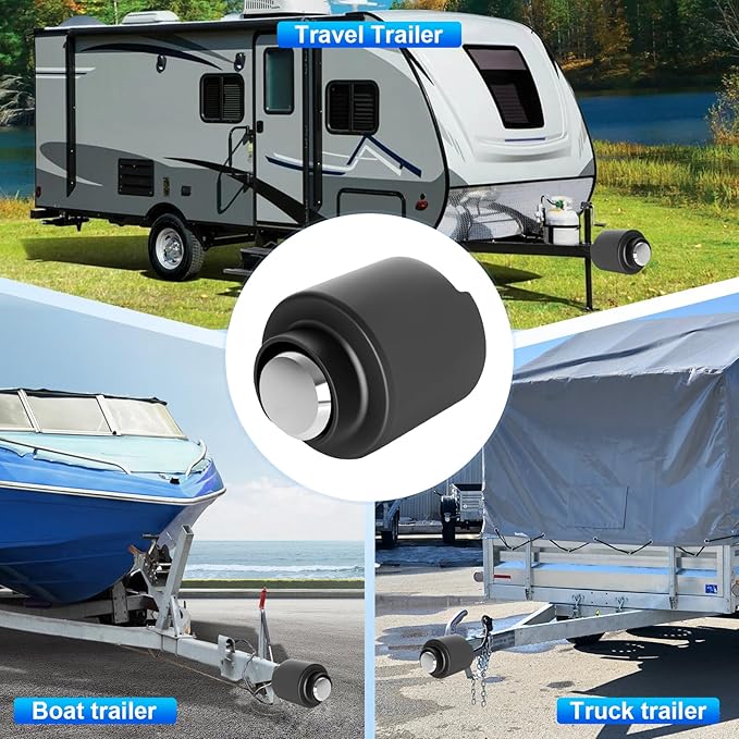 Trailer Lock Fits 2-5/16 Inch Coupler, Upgrade Anti Theft Heavy-Duty Steel Trailer Hitch Locks, Camper Pry-Resistant & Heavy-Duty Trailer Hitch Locks for RV | Cargo | Boat | Dump Trailer