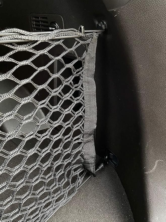 Envelope Style Trunk Mesh Cargo Net for Hyundai Santa FE SE SEL 2021-2026 - Car Accessories - Premium Trunk Organizers and Storage - Cargo Net for SUV - Vehicle Carrier Organizer for Hyundai Santa Fe