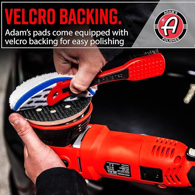 Adam's Polishes Premium Polisher Pads Bundle - Expertly Designed to Make Polishing and Paint Correction Easier and Quicker - Color Coded to Match with Recommended Polishes (6.5" Pads Bundle)