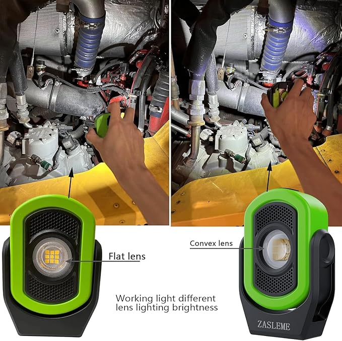 Upgrade 780 Lumens Little Cyclopia LED Rechargeable Work Light,Rechargeable Magnetic Work Light,USB Rechargeable Work Lights for Mechanics Workshop