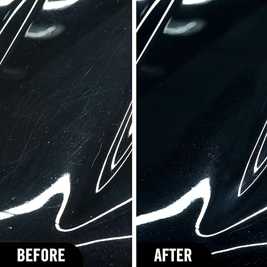 Turtle Wax Hybrid Solutions Ceramic Acrylic Black Car Polish and Wax, Car Scratch Remover & Car Paint Restorer for Black Cars, Deep Shine, Ceramic Coating Protection & Water Beading, 14 oz (Pack of 6)