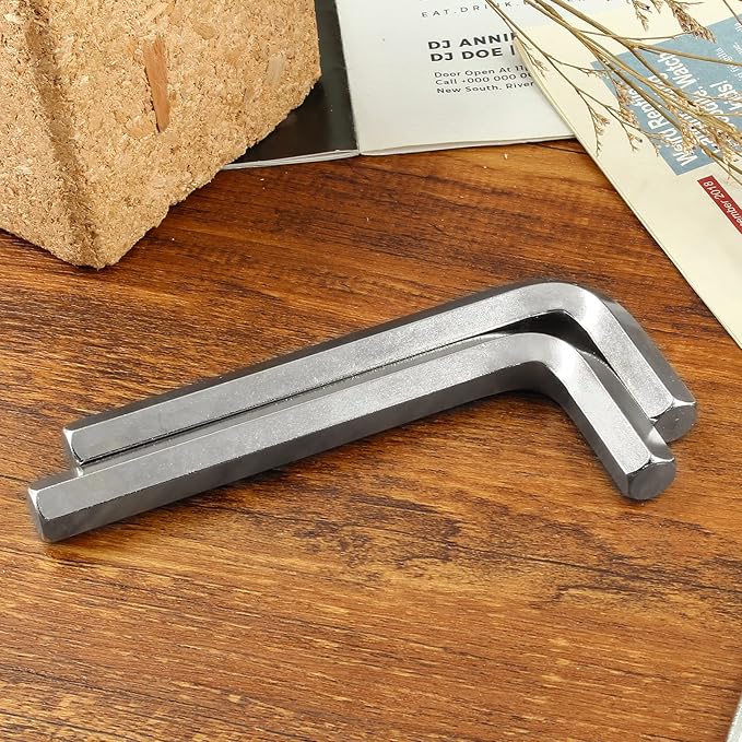 Piutouyar 12mm Hex Key Allen Key L Shaped Wrench, Small Hex Wrench for Bike & Furniture Repair (2Pcs)
