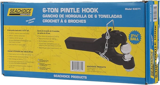 Seachoice 6-Ton Pintle Ball Hitch