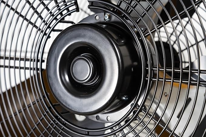 iLiving 30 Inches 12350 CFM Heavy Duty High Velocity Barrel Floor Drum Fan with DC Brushless Motor, Stepless Speed Adjustment for Workshop, Garage, Commercial or Industrial, UL Safety Listed