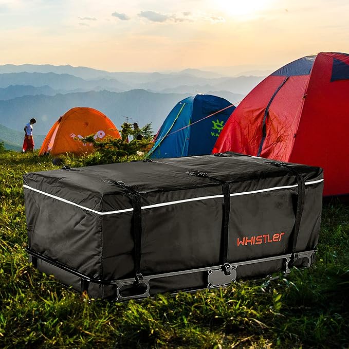 Hitch bag - 100% Waterproof Large Hitch Tray Cargo carrier bag 59" x 24" x 24" (20 Cu Ft) + Storage Bag