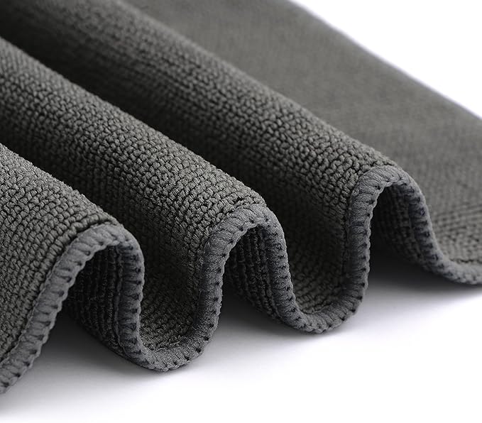 Normcore Barista Cleaning Towels 2 Packs, Microfiber Barista Cloth Set with 2 Color Assorted, Espresso Bar Accessories for Clean Steam Wand, Espresso Machine, Microfiber Cleaning Cloth