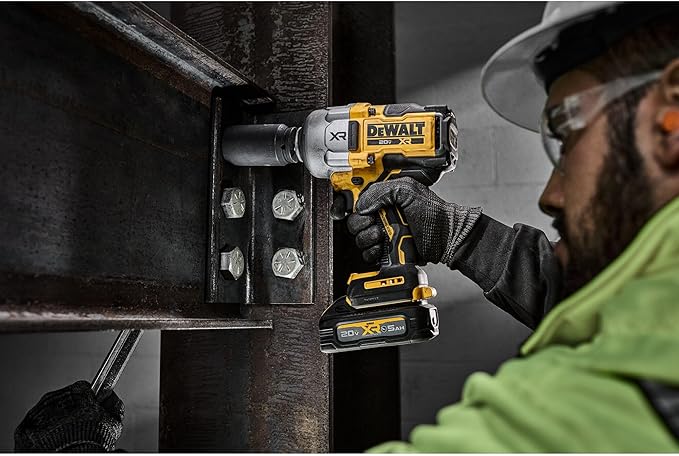 DEWALT 20V MAX XR 3/4 Inch Cordless Impact Wrench Kit with POWERSTACK Battery and Charger (DCF964GH1)