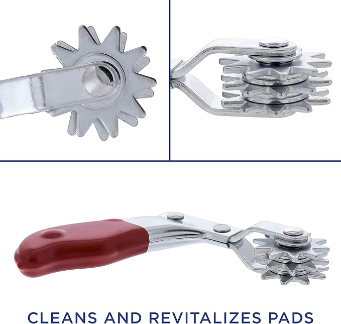 TCP Global Polishing and Buffing Pad Cleaning Spur Tool for Revitalizing Polisher Compound Pads and Bonnets