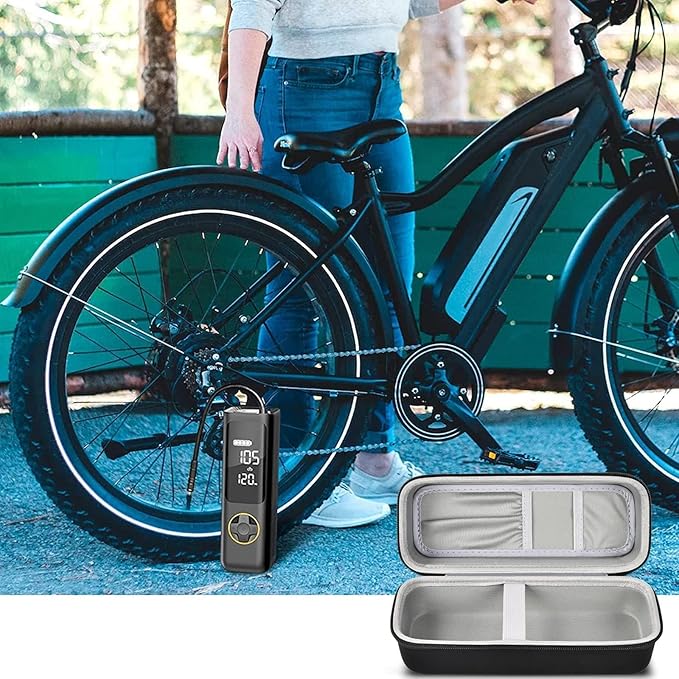 Case Compatible with Fanttik X8 for APEX/APEX EV Tire Inflator Portable Air Compressor. Storage Holder for Hafuloky for Woowind for ILTIDE for Prilotte Air Pump (Box Only) -Grey
