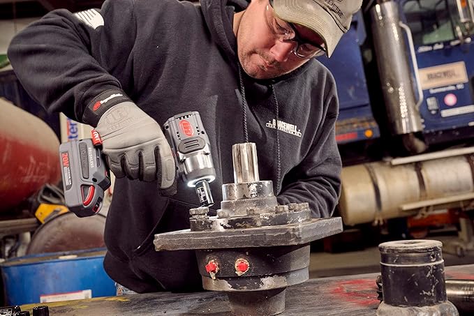 Ingersoll Rand W3151-K22 20V 1/2" Cordless Impact Wrench 2 Battery Kit, Mid-Torque, Compact, Pistol Grip