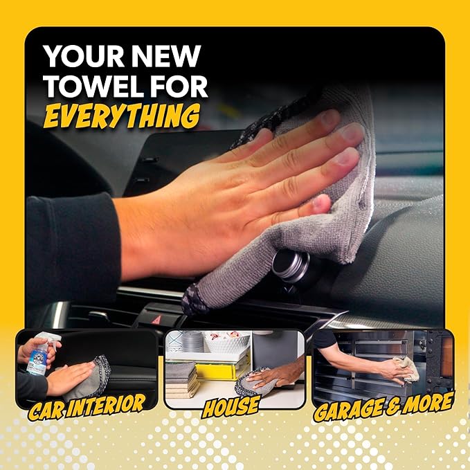Chemical Guys Microfiber Towels for Cars Microfiber Cleaning Cloth Multi Color Drying Towels Car Detailing for Wash Interior and Glass, 14 x 12 Inch - 24 Pack