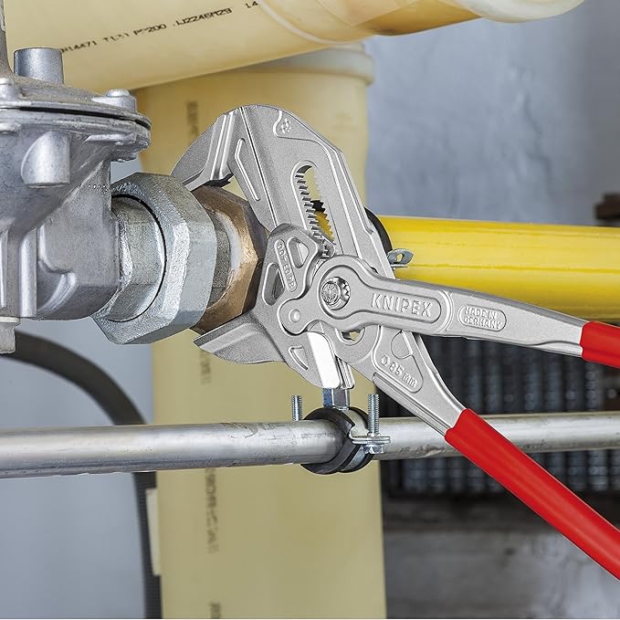 Knipex Pliers Wrench (16-Inch) and Cobra XL Water Pump Pliers Bundle
