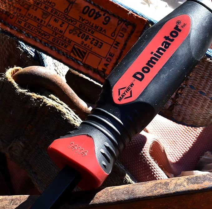 Mayhew Tools 14119 Dominator Pro Pry Bar, 48" Curved, Red