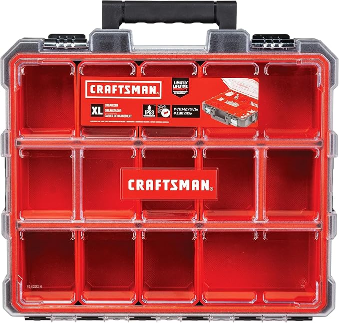 CRAFTSMAN Tool Box Organizer, Heavy Duty, Removable Compartments For Small Parts (CMST14520)