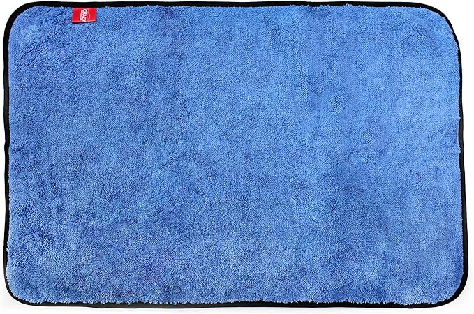 Maxshine 16" x 24" Universal 12-Pack Blue & Grey Microfiber Towels – 600GSM Ultimate Crazy 2C Series – Ultra-Soft & Absorbent Towels for Car Detailing, Drying & Polishing