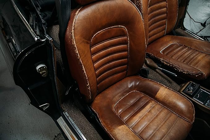 Lithium Leather Love Car Leather Cleaner and Conditioner - Deep Hydrating All Natural Premium Care For Car Interior that Restores, Rehydrates and Protects (8oz)