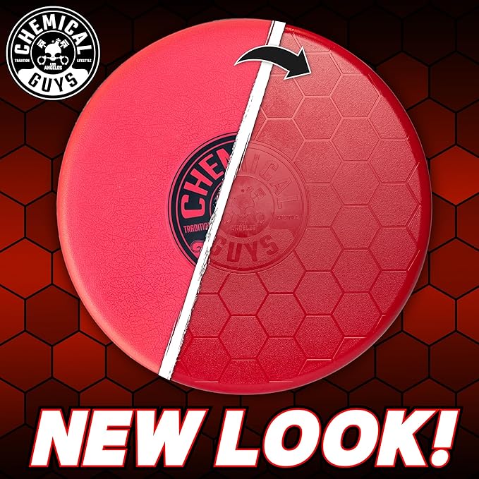 Chemical Guys IAI518 Car Wash Bucket Lid, Red (Can Be Used as Seat, Storage, Etc) - Fits Chemical Guys Bucket & Other Standard Buckets; Bucket Not Included
