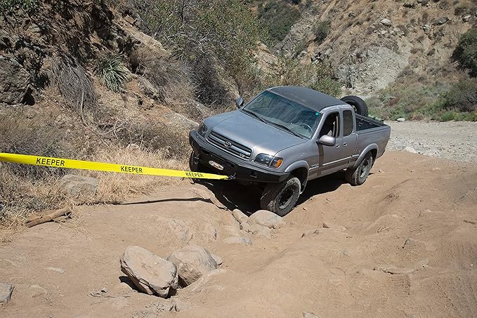 Keeper Tow Straps Heavy Duty with Loops - 3" x 20' Towing and Recovery Rope, 22,500 lbs Break Strength - Designed for Trucks, SUVs, and Off-Road Recovery