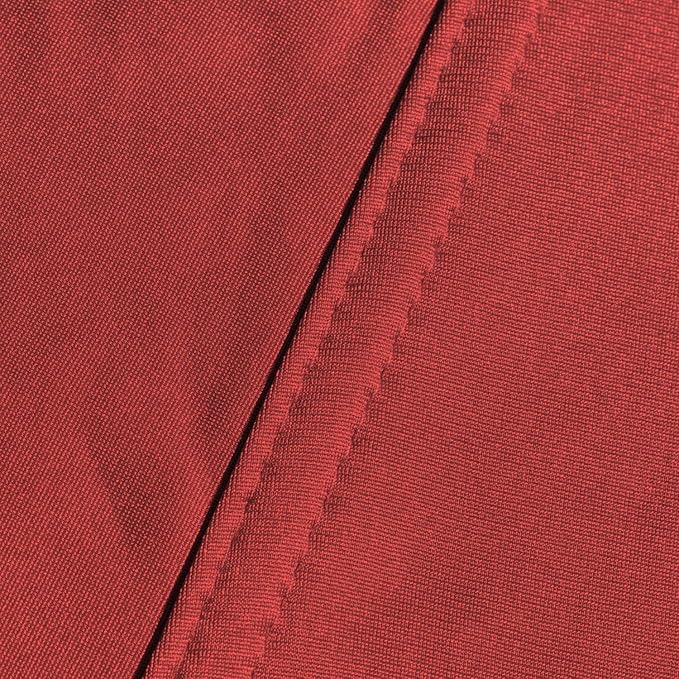 Budge Indoor Stretch Car Cover, Premium Dustproof Protection with Soft Fleece Lining, Breathable Indoor Car Cover Fits Vehicles up to 264 Inches, Red