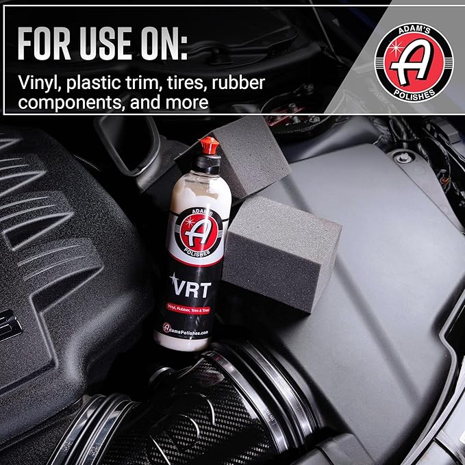 Adam's Polishes VRT Gallon - Vinyl, Rubber and Plastic Non-Greasy Long Lasting Super Shine Dressing for Tires, Trim and More, Safe for Cars, Trucks, SUVs, RVs & More